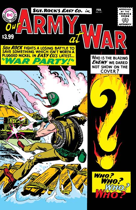 OUR ARMY AT WAR #151 FACSIMILE EDITION CVR A JOE KUBERT DC Comics Robert Kanigher Joe Kubert Joe Kubert PREORDER