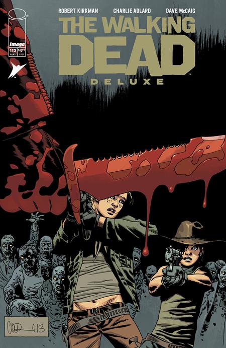 WALKING DEAD DELUXE #112 CVR B CHARLIE ADLARD & DAVE MCCAIG VAR (MR) Image Comics Robert Kirkman Charlie Adlard, Dave McCaig Charlie Adlard, Dave McCaig PREORDER