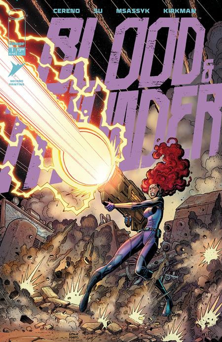 BLOOD & THUNDER #1 2ND PTG CVR A ARTHUR ADAMS & TANYA LEHOUX VAR (MR) Image Comics Benito Cereno E.J. Su, Msassyk Arthur Adams, Tanya Lehoux PREORDER