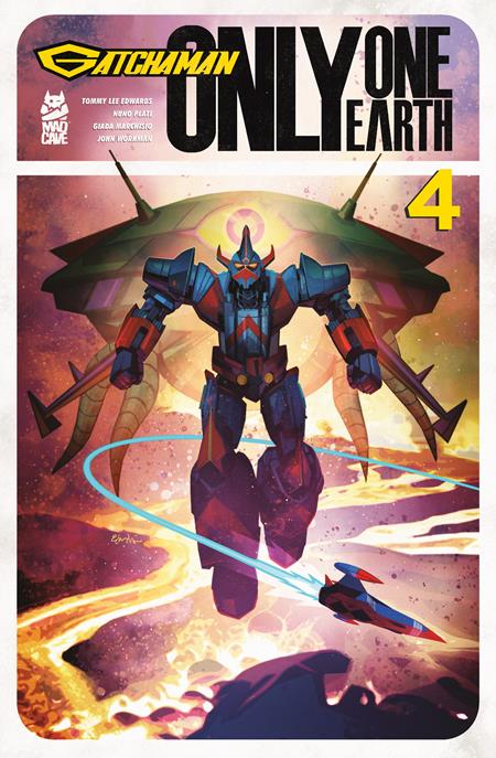 GATCHAMAN ONLY ONE EARTH #4 (OF 4) Mad Cave Studios Tommy Lee Edwards Nuno Plati Tommy Lee Edwards PREORDER