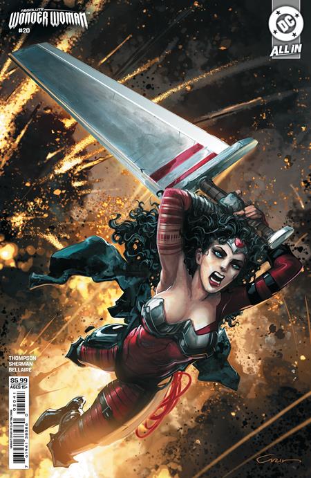 Absolute Wonder Woman 20 Comic Clayton Crain Variant DC Comics 2026