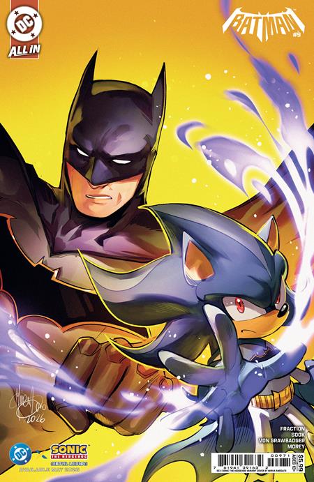 Batman, Vol. 4 9 Comic Mirka Andolfo DC X Sonic Variant DC Comics 2026