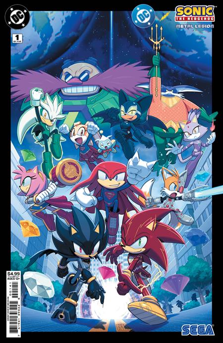 DC x Sonic the Hedgehog: The Metal Legion 1 Comic Min Ho Kim Variant DC Comics 2026