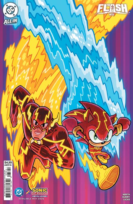 Flash, Vol. 6 33 Comic Dan Hipp Dc X Sonic Variant DC Comics 2026
