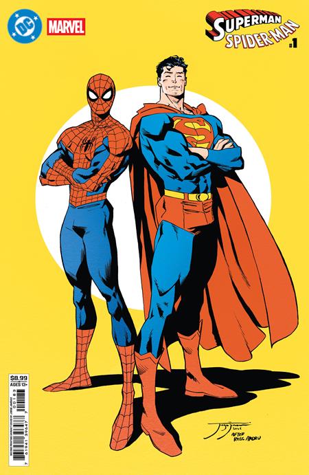 DC / Marvel: Superman / Spider-Man 1 Comic 2nd Printing Jorge Jimenez Variant DC Comics and Marvel Comics 2026