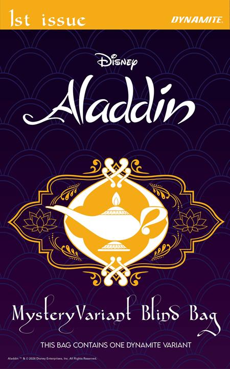 ALADDIN #1 CVR F PREMIUM MYSTERY BLIND BAG VAR DYNAMITE Entertainment James III  Agnese Eterno Blind Bag PREORDER