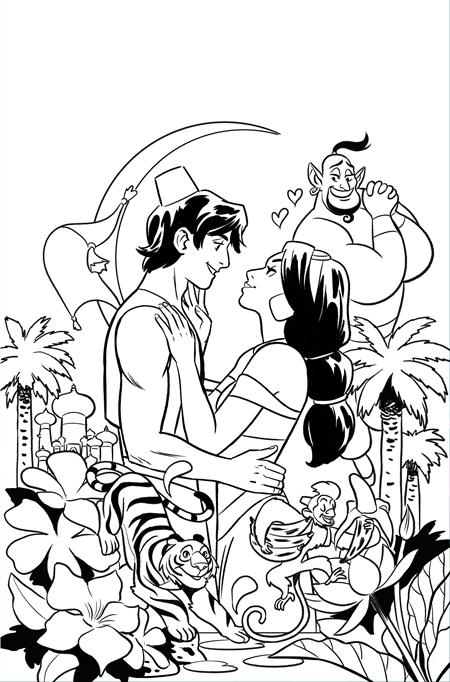 ALADDIN #1 CVR K INC 1:15 NATACHA BUSTOS LINE ART VIRGIN VAR DYNAMITE Entertainment James III  Agnese Eterno Natacha Bustos PREORDER
