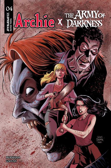 ARCHIE X ARMY OF DARKNESS #4 CVR D CRAIG CERMAK VAR DYNAMITE Entertainment Erik Burnham Bill Galvan Craig Cermak PREORDER