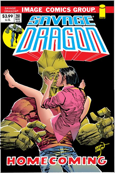 SAVAGE DRAGON #281 CVR B ERIK LARSEN 70S TRADE DRESS VAR (MR) Image Comics Erik Larsen Erik Larsen Erik Larsen PREORDER