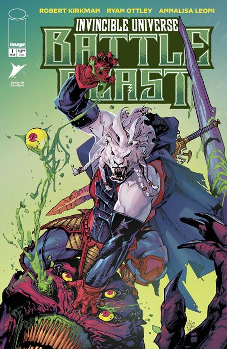 Invincible Universe: Battle Beast 1 Comic 7th Printing Michele Rubini Image Comics 2026