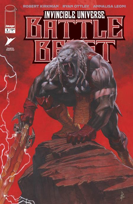 Invincible Universe: Battle Beast 2 Comic 4th Printing Riccardo Federici Image Comics 2026