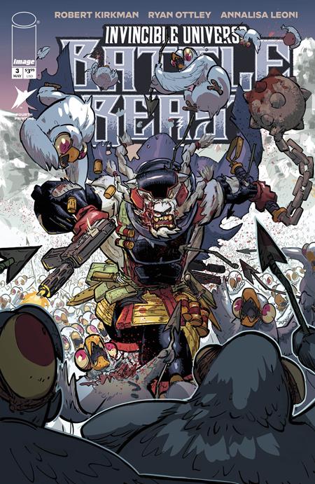Invincible Universe: Battle Beast 3 Comic 4th Printing Riley Rossmo Image Comics 2026