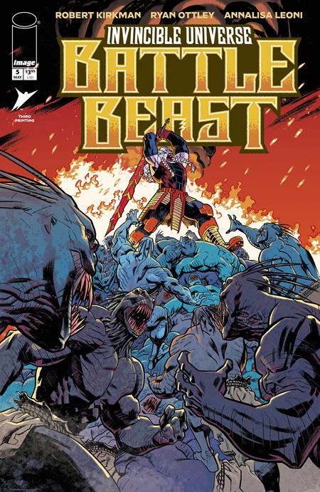 Invincible Universe: Battle Beast 5 Comic 3rd Printing Mike Hawthorne Image Comics 2026