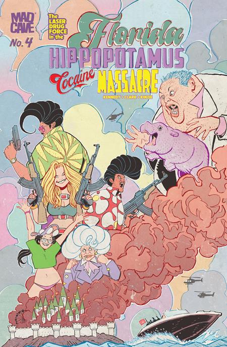 FLORIDA HIPPOPOTAMUS COCAINE MASSACRE #4 (OF 4) (MR) Mad Cave Studios Fred Kennedy James Edward Clark James Edward Clark PREORDER
