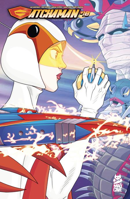Gatchaman 18 Comic Chris Batista Connecting Variant Mad Cave 2026