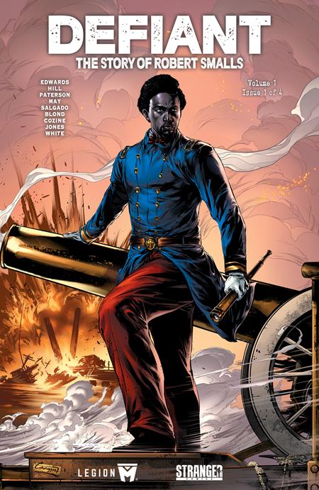 DEFIANT THE STORY OF ROBERT SMALLS  #1(OF 4) CVR A CAANAN WHITE Previously Solicited Thru Diamond Allocations May Occur Stranger Comics Rob Edwards Sean Damien Hill, Alex Paterson Caanan White PREORDER