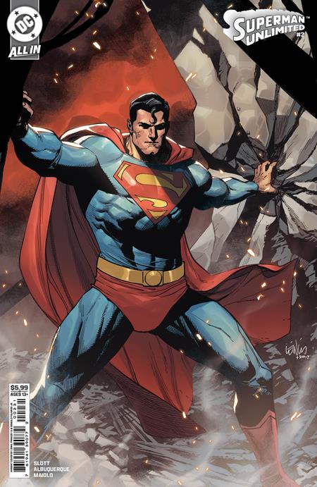 SUPERMAN UNLIMITED #2 CVR B LEINIL FRANCIS YU CARD STOCK VAR DC Comics Dan Slott Rafael Albuquerque Leinil Francis Yu PREORDER