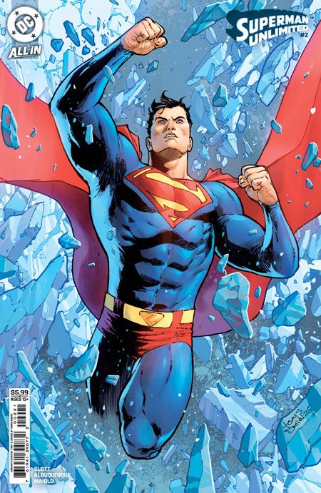 SUPERMAN UNLIMITED #2 CVR C TONY S DANIEL CARD STOCK VAR DC Comics Dan Slott Rafael Albuquerque Tony S. Daniel PREORDER