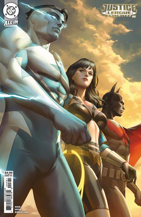 JUSTICE LEAGUE UNLIMITED #8 CVR B EJIKURE CARD STOCK VAR (WE ARE YESTERDAY) DC Comics Mark Waid Travis Moore Ejikure PREORDER