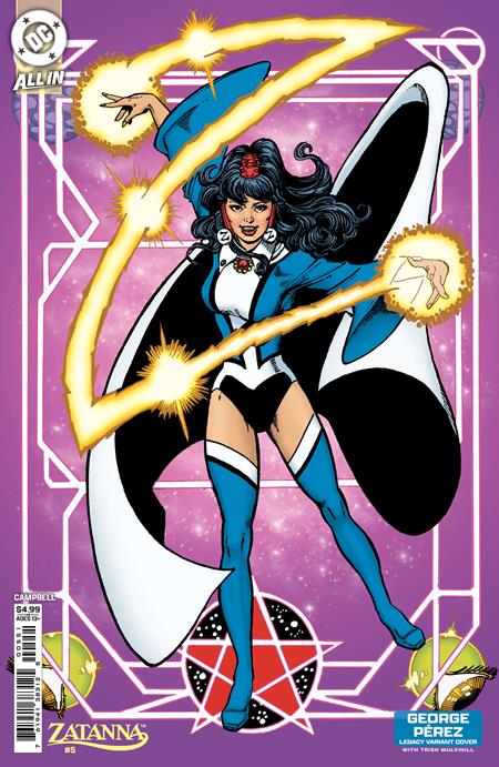 ZATANNA #5 (OF 6) CVR D GEORGE PEREZ LEGACY CARD STOCK VAR DC Comics Jamal Campbell Jamal Campbell George Perez PREORDER