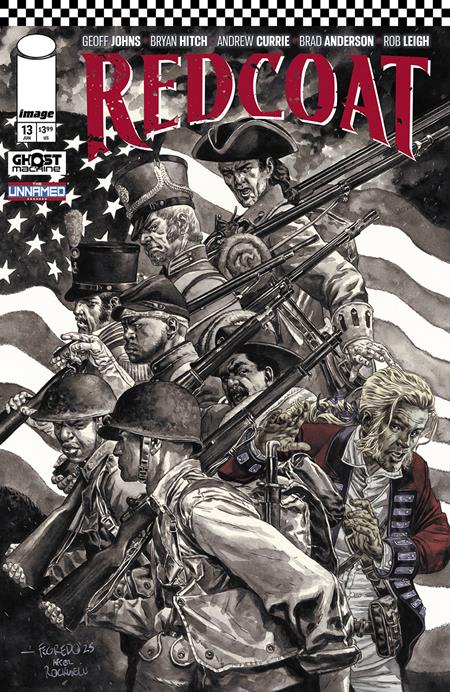 REDCOAT #13 CVR B DUNCAN FEGREDO VAR Image Comics Geoff Johns Bryan Hitch, Andrew Currie, Brad Anderson Duncan Fegredo PREORDER