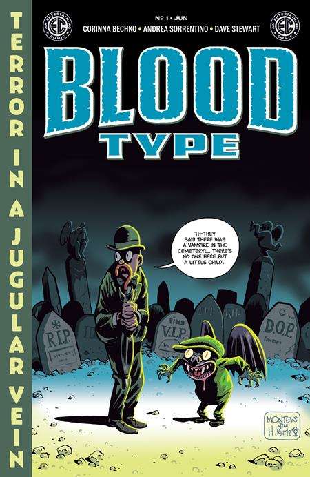 EC BLOOD TYPE #1 (OF 4) CVR D INC 1:10 ALBERT MONTEYS EC HOMAGE VAR Oni Press Corinna Bechko Andrea Sorrentino Albert Monteys PREORDER