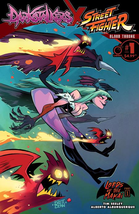 DARKSTALKERS X STREET FIGHTER BLOOD THRONE #1 (ONE SHOT) CVR B BRETT BEAN VAR  Previously FOC'd on 4/28/2025 UDON Entertainment Tim Seeley Alberto Alburquerque Brett Bean PREORDER