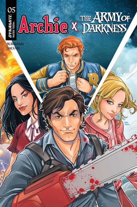 ARCHIE X ARMY OF DARKNESS #5 CVR C LAURA BRAGA VAR DYNAMITE Entertainment Erik Burnham Bill Galvan Laura Braga PREORDER