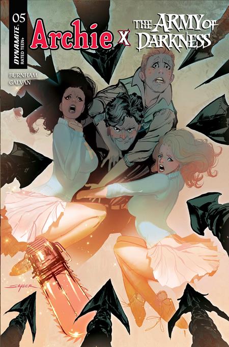 ARCHIE X ARMY OF DARKNESS #5 CVR E STUART SAYGER VAR DYNAMITE Entertainment Erik Burnham Bill Galvan Stuart Sayger PREORDER