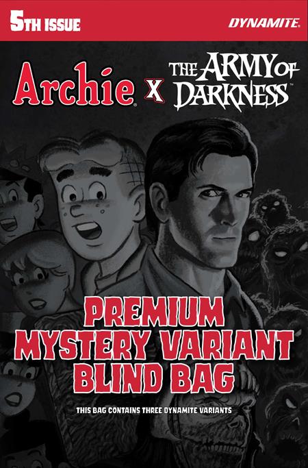ARCHIE X ARMY OF DARKNESS #5 CVR F PREMIUM MYSTERY BLIND BAG VAR DYNAMITE Entertainment Erik Burnham Bill Galvan Blind Bag PREORDER