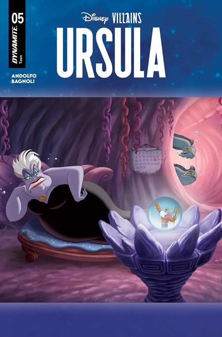 DISNEY VILLAINS URSULA #5 CVR E STORYBOOK ART VAR DYNAMITE Entertainment Mirka Andolfo Gabriele Bagnoli Storybook Art PREORDER