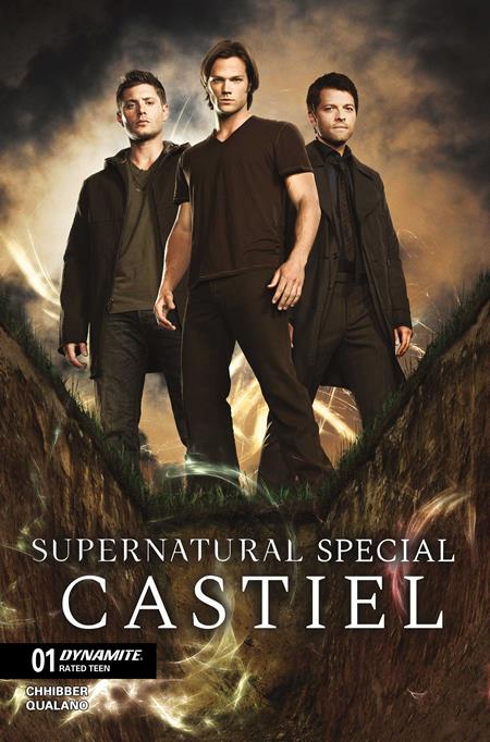 SUPERNATURAL SPECIAL CASTIEL #1 (ONE SHOT) CVR B PHOTO DEAN SAM CASTIEL VAR DYNAMITE Entertainment Preeti Chhibber Pasquale Qualano Photo PREORDER