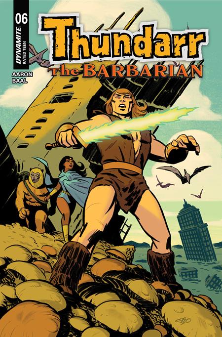 THUNDARR THE BARBARIAN #6 CVR A MICHAEL CHO VAR DYNAMITE Entertainment Jason Aaron Kewber Baal Michael Cho PREORDER