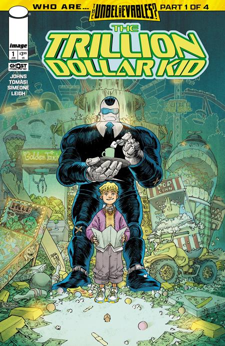 TRILLION DOLLAR KID #1 (OF 2) CVR A FRANCIS MANAPUL Image Comics Geoff Johns, Peter J. Tomasi Stefano Simeone Francis Manapul PREORDER