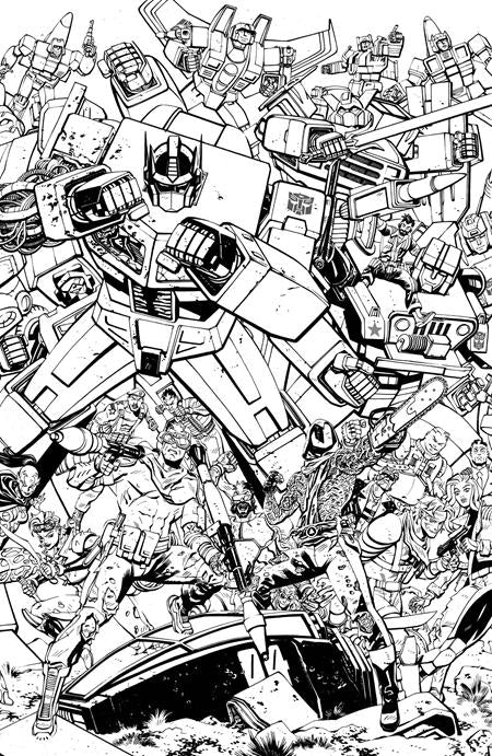 GI JOE #23 CVR G TOM REILLY TRANSFORMERS B&W ENERGON UNIVERSE 3RD ANNIVERSARY VAR Image Comics Joshua Williamson Andrea Milana, Lee Loughridge Tom Reilly PREORDER