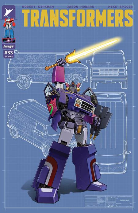 TRANSFORMERS #33 CVR E INC 1:50 EJ SU VAR Image Comics Robert Kirkman Jason Howard, Mike Spicer E.J. Su PREORDER