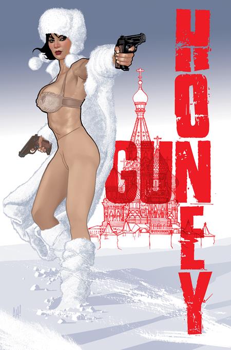 GUN HONEY DOUBLES DOWN #1 (OF 4) CVR B ADAM HUGHES VAR (MR) Titan Comics Charles Ardai Ang Hor Kheng Adam Hughes PREORDER