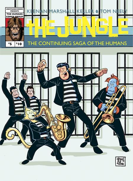 JUNGLE #5 (OF 5) CVR B GREG & FAKE (MR) Uncivilized Books Keenan Marshall Keller Tom Neely GREG & FAKE PREORDER