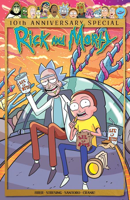 RICK AND MORTY 10TH ANNIVERSARY SPECIAL #1 (ONE SHOT) CVR A MARC ELLERBY WRAPAROUND Oni Press Alex Firer Fred C. Stresing Marc Ellerby PREORDER