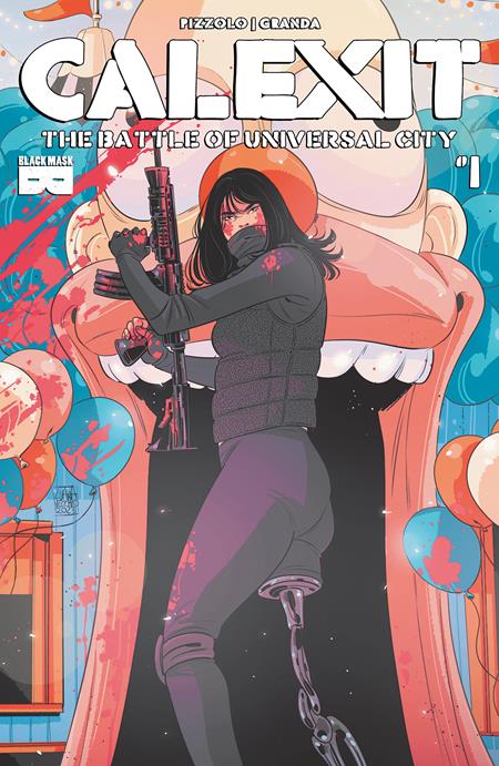 CALEXIT THE BATTLE OF UNIVERSAL CITY #1 (OF 3) CVR C INC 1:3 LUANA VECCHIO VAR (MR) Previously Solicited Black Mask Studios Matteo Pizzolo C. Granda Luana Vecchio PREORDER