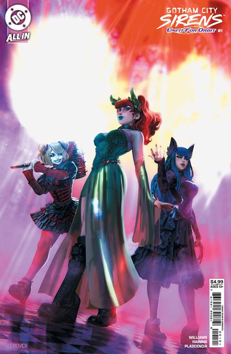 Gotham City Sirens: Unfit for Orbit #1 (Cvr B) (2025) Noobovich Variant