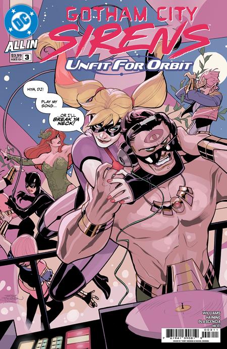 GOTHAM CITY SIRENS UNFIT FOR ORBIT #3 (OF 5) CVR A TERRY DODSON & RACHEL DODSON DC Comics Leah Williams Haining Terry Dodson, Rachel Dodson PREORDER