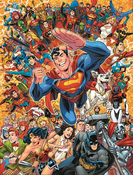 SUPERMAN TREASURY 2025 HERO FOR ALL #1 (ONE SHOT) CVR C SCOTT KOBLISH WRAPAROUND VAR DC Comics Dan Jurgens Bruno Redondo Scott Koblish PREORDER