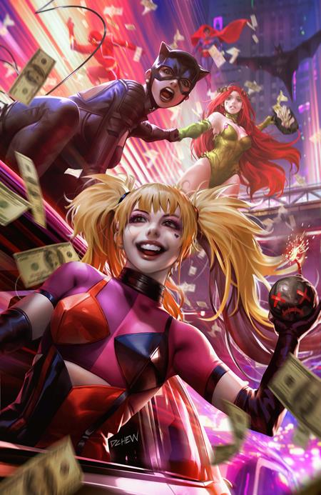 JUSTICE LEAGUE UNLIMITED #9 CVR E DERRICK CHEW GOTHAM CITY SIRENS CARD STOCK VAR (WE ARE YESTERDAY) DC Comics Mark Waid Dan Mora Derrick Chew PREORDER