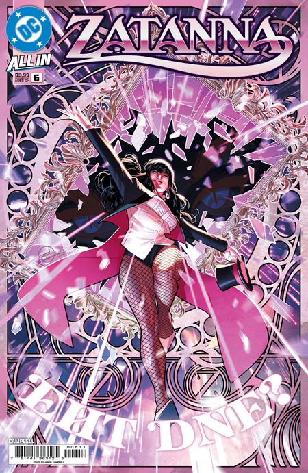 ZATANNA #6 (OF 6) CVR A JAMAL CAMPBELL DC Comics Jamal Campbell Jamal Campbell Jamal Campbell PREORDER
