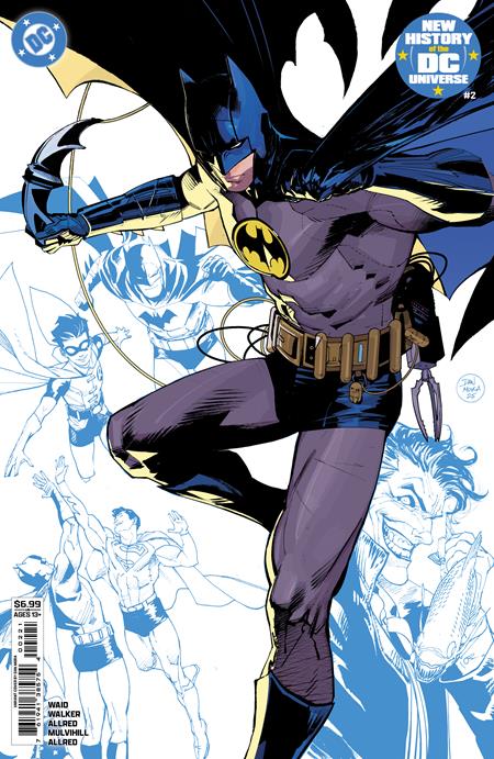 NEW HISTORY OF THE DC UNIVERSE #2 (OF 4) CVR B DAN MORA CARD STOCK VAR DC Comics Mark Waid Brad Walker, Michael Allred Dan Mora PREORDER