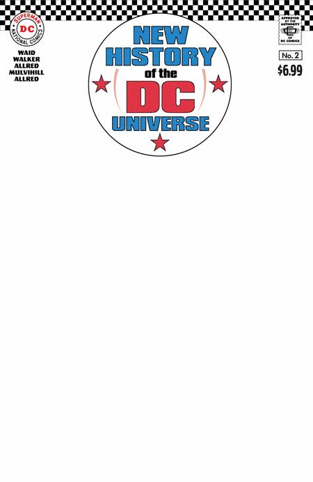 New History of the DC Universe #2 (Cvr E) (2025) Blank Variant