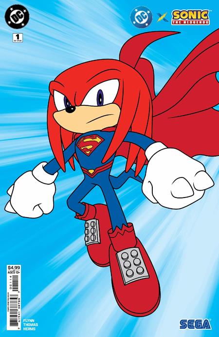 DC X SONIC THE HEDGEHOG #1 (OF 5) Fourth Printing DC Comics Ian Flynn Adam Bryce Thomas  PREORDER
