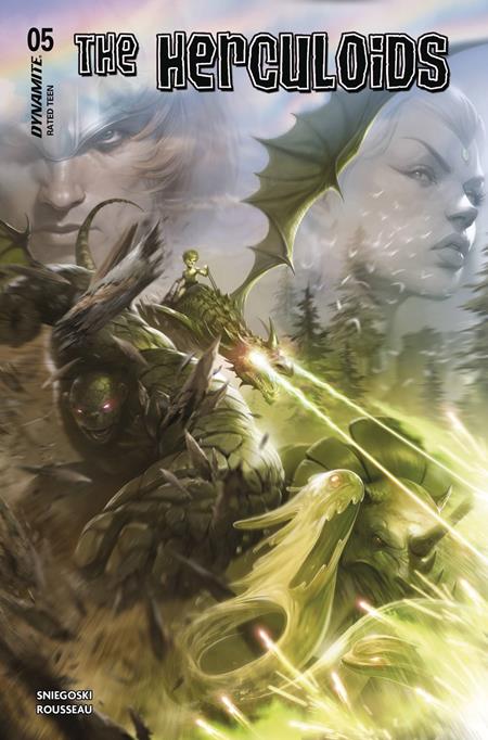 HERCULOIDS #5 CVR A FRANCESCO MATTINA DYNAMITE Entertainment Tom Sniegoski Craig Rousseau Francesco Mattina PREORDER