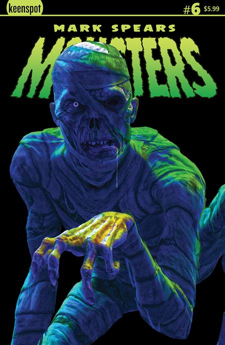 Mark Spears Monsters 6 Comic Mark Spears The Cursed Mummy Variant Keenspot Entertainment 2025